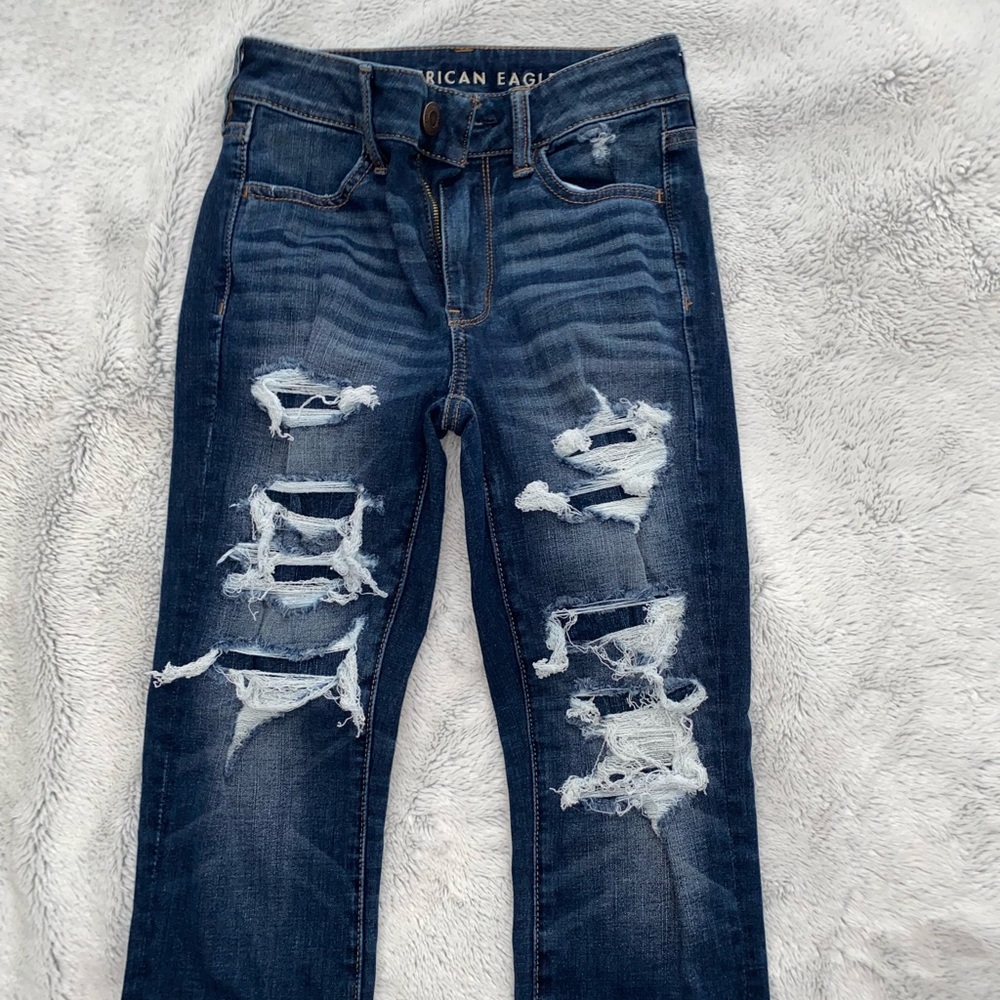 American eagle 360 next level stretch high rise jeggings!